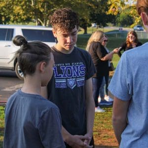 2023 Gloria Deo Academy See You at the Pole Event Student Prayer